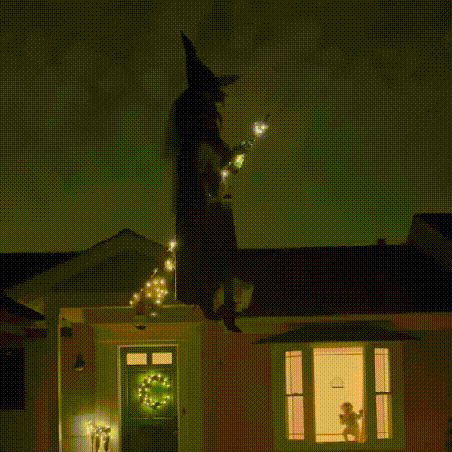 Flying Hover Witch